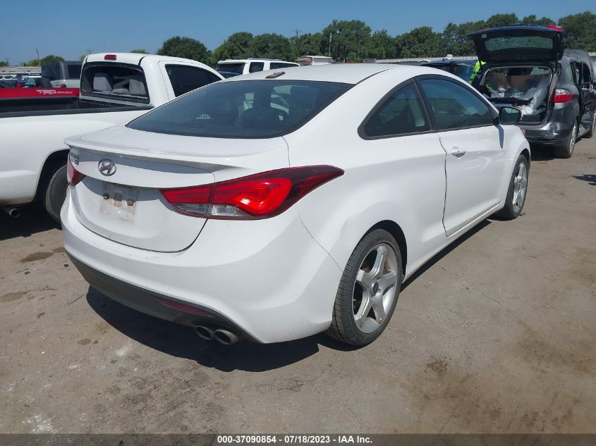 2014 HYUNDAI ELANTRA COUPE - KMHDH6AH3EU024077