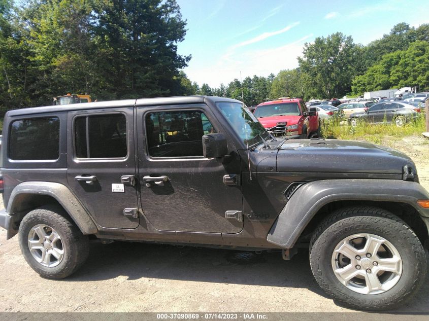 2022 JEEP WRANGLER UNLIMITED SPORT - 1C4HJXKN6NW136199