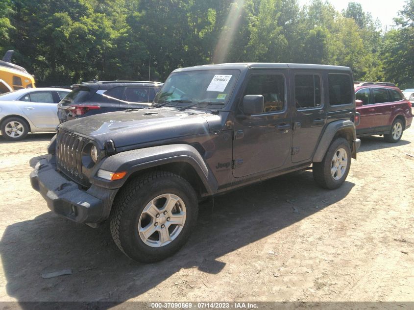 2022 JEEP WRANGLER UNLIMITED SPORT - 1C4HJXKN6NW136199