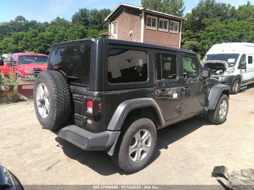 2022 JEEP WRANGLER UNLIMITED SPORT - 1C4HJXKN6NW136199