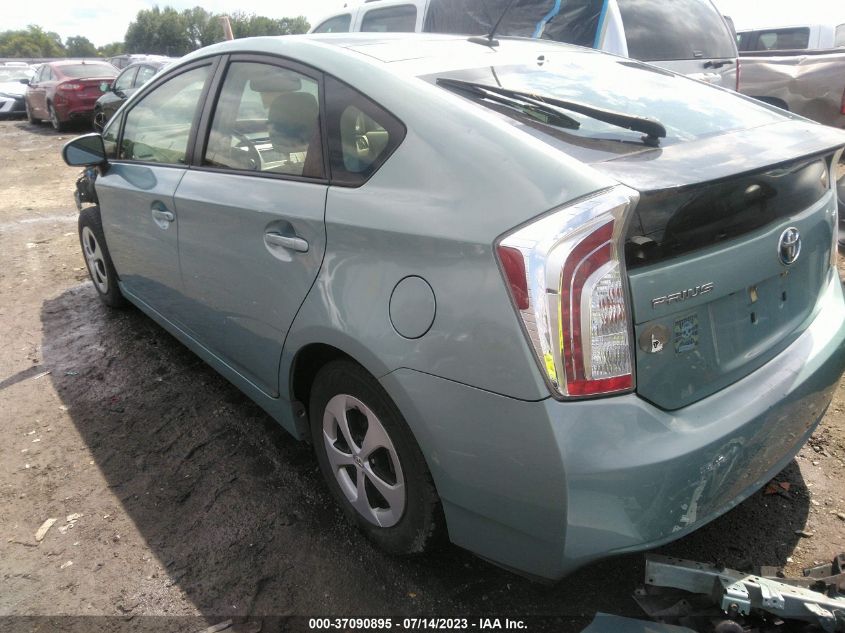 2013 TOYOTA PRIUS ONE/TWO/THREE/FOUR/FIVE - JTDKN3DU4D5699764