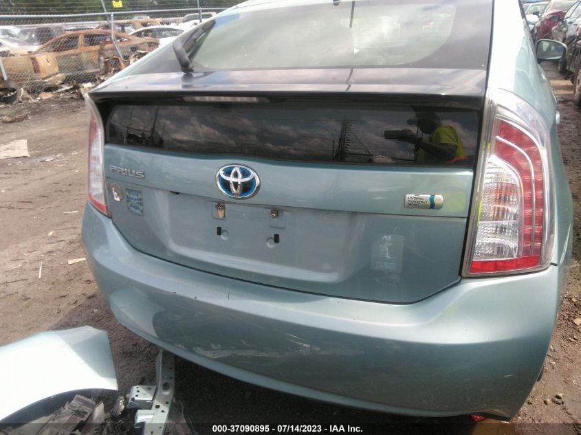 2013 TOYOTA PRIUS ONE/TWO/THREE/FOUR/FIVE - JTDKN3DU4D5699764