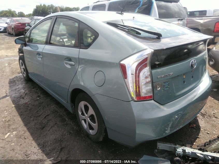 2013 TOYOTA PRIUS ONE/TWO/THREE/FOUR/FIVE - JTDKN3DU4D5699764