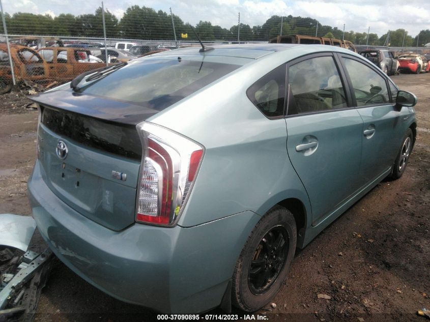2013 TOYOTA PRIUS ONE/TWO/THREE/FOUR/FIVE - JTDKN3DU4D5699764