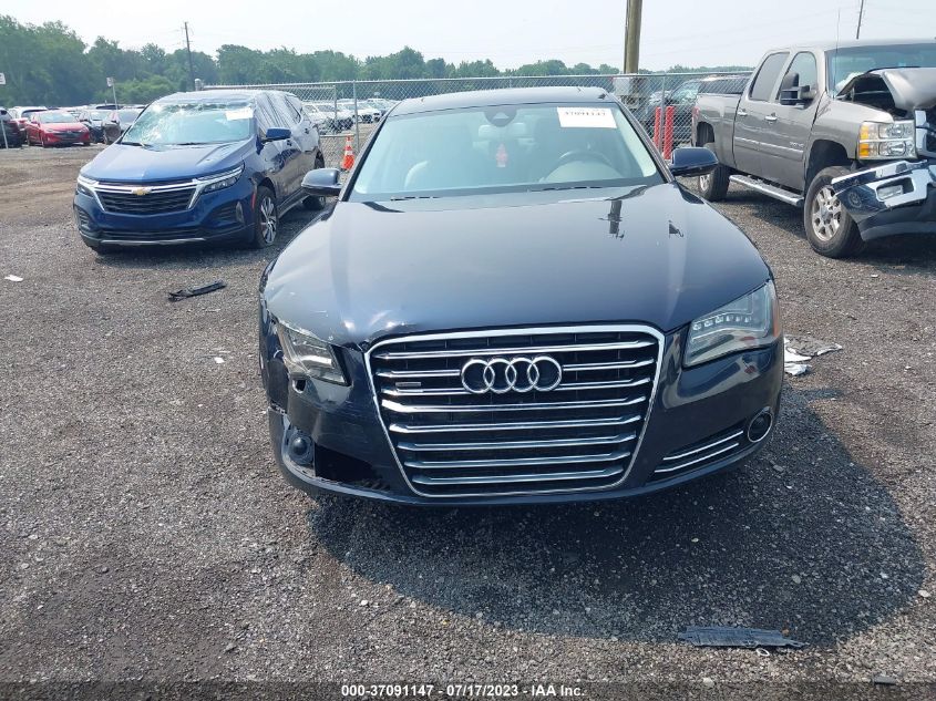 2013 AUDI A8 L 3.0L WAURGAFD0DN031628