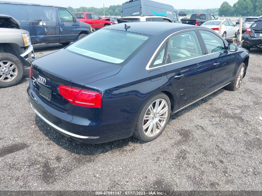 2013 AUDI A8 L 3.0L WAURGAFD0DN031628