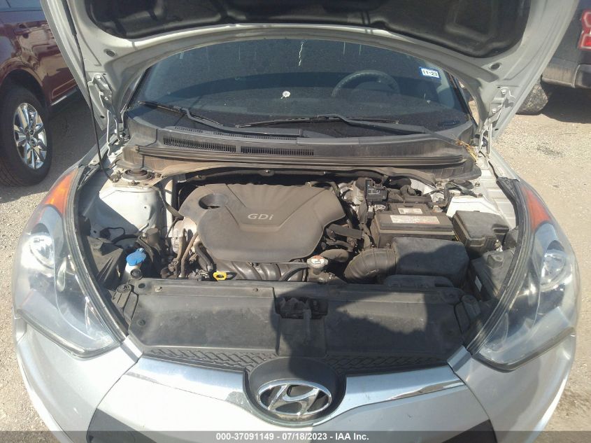 2013 HYUNDAI VELOSTER W/BLACK INT - KMHTC6AD7DU118033