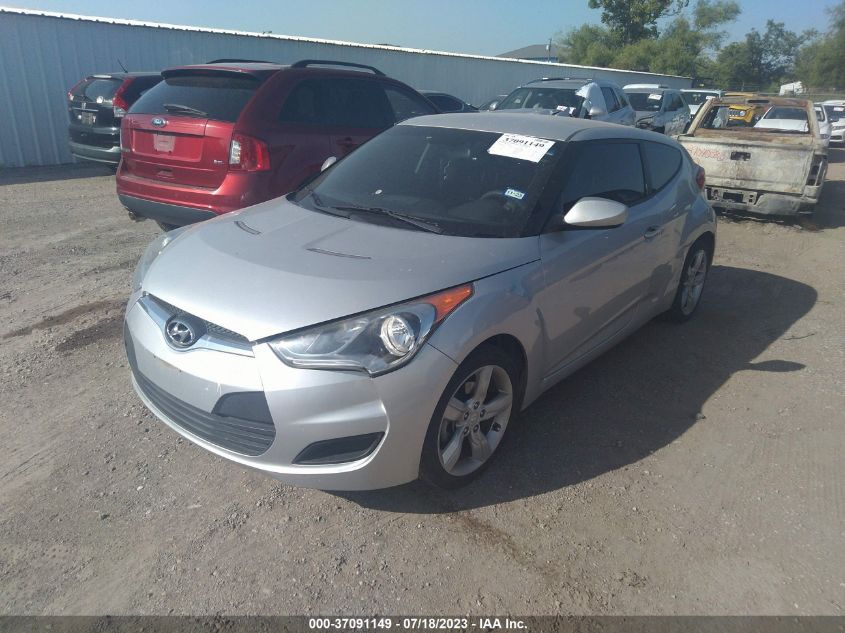 2013 HYUNDAI VELOSTER W/BLACK INT - KMHTC6AD7DU118033