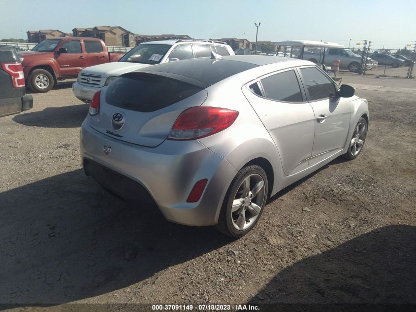 2013 HYUNDAI VELOSTER W/BLACK INT - KMHTC6AD7DU118033