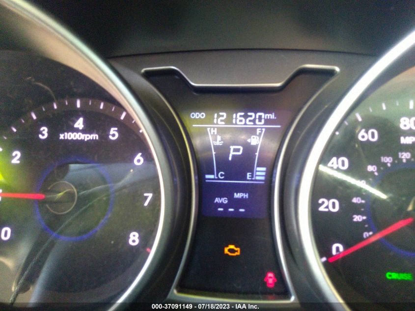 2013 HYUNDAI VELOSTER W/BLACK INT - KMHTC6AD7DU118033
