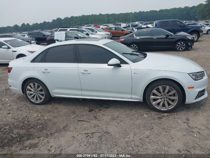 2018 AUDI A4 PREMIUM/TECH PREMIUM - WAUKMAF40JA009464