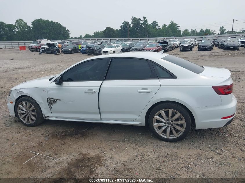 2018 AUDI A4 PREMIUM/TECH PREMIUM - WAUKMAF40JA009464
