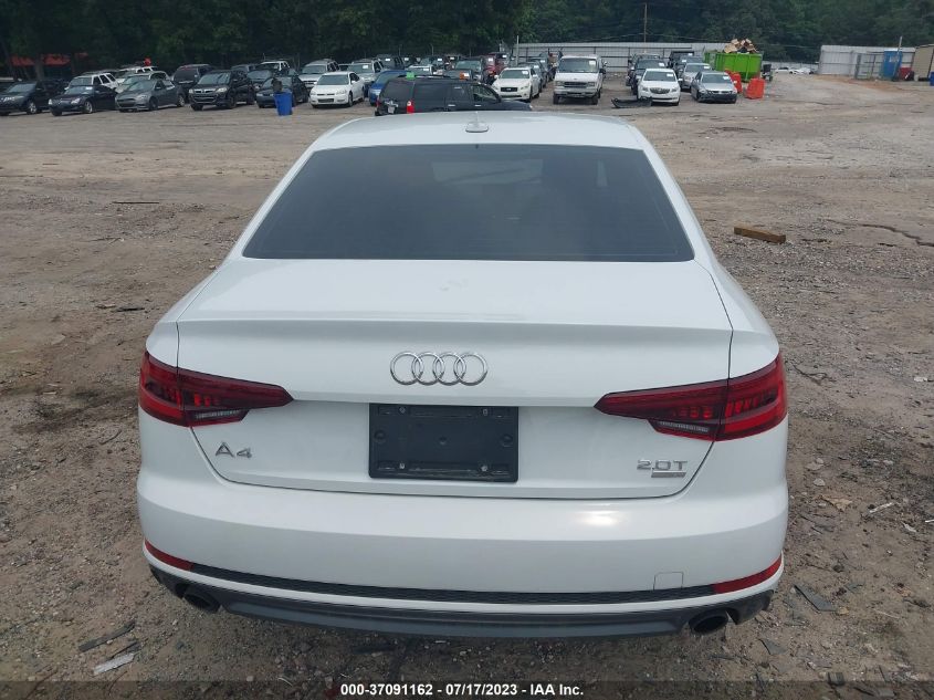 2018 AUDI A4 PREMIUM/TECH PREMIUM - WAUKMAF40JA009464