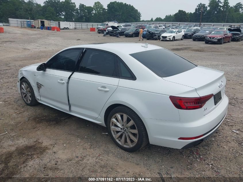 2018 AUDI A4 PREMIUM/TECH PREMIUM - WAUKMAF40JA009464