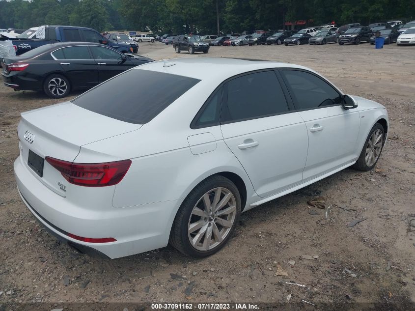 2018 AUDI A4 PREMIUM/TECH PREMIUM - WAUKMAF40JA009464