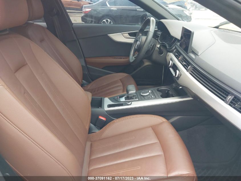 2018 AUDI A4 PREMIUM/TECH PREMIUM - WAUKMAF40JA009464