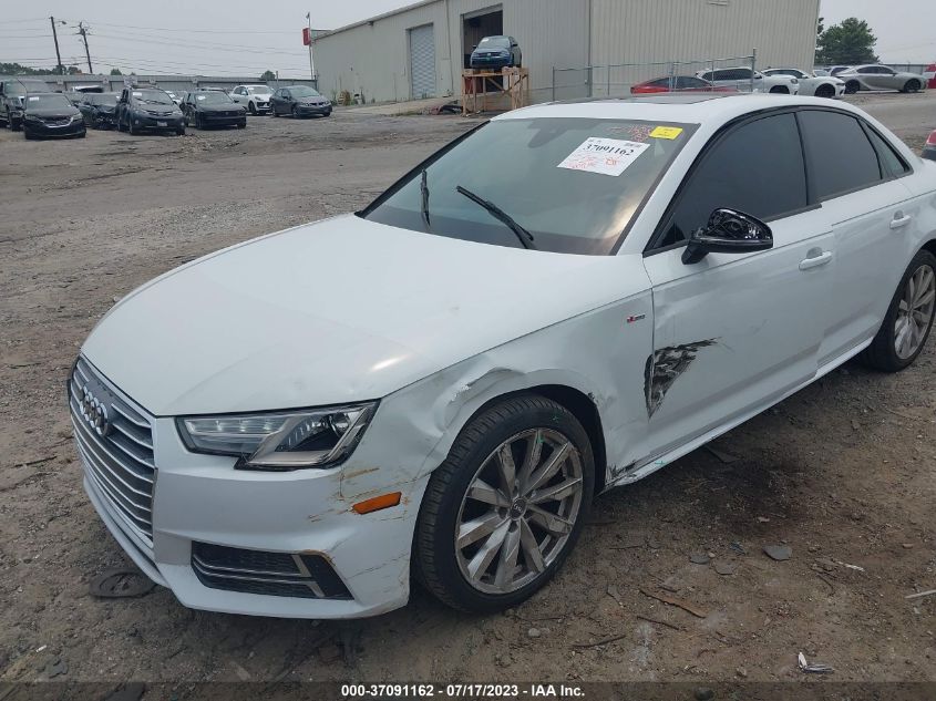 2018 AUDI A4 PREMIUM/TECH PREMIUM - WAUKMAF40JA009464