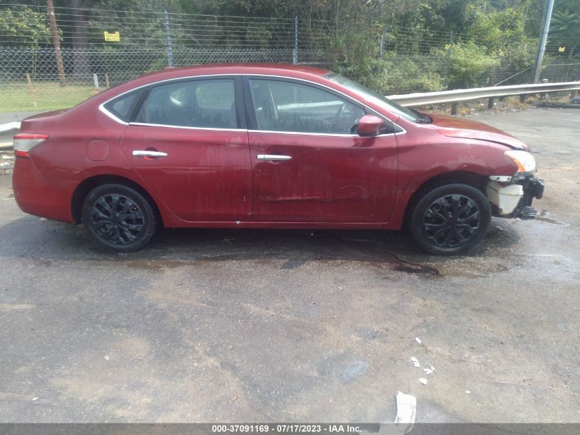 2015 NISSAN SENTRA SR/SL/S/SV/FE+ S - 3N1AB7AP2FL658601