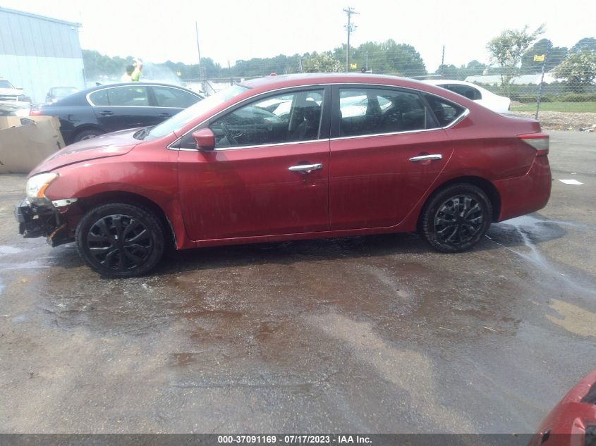 2015 NISSAN SENTRA SR/SL/S/SV/FE+ S - 3N1AB7AP2FL658601