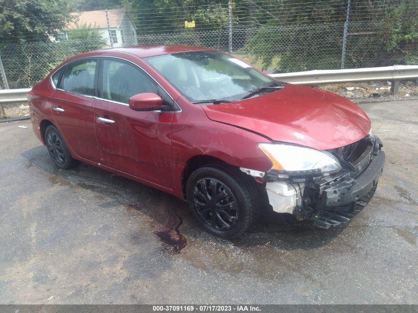 2015 NISSAN SENTRA SR/SL/S/SV/FE+ S - 3N1AB7AP2FL658601