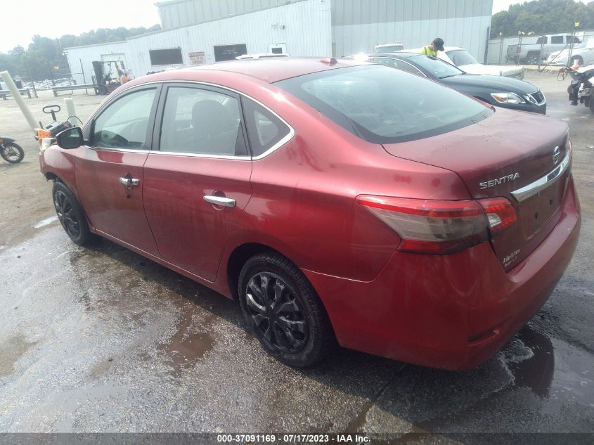 2015 NISSAN SENTRA SR/SL/S/SV/FE+ S - 3N1AB7AP2FL658601