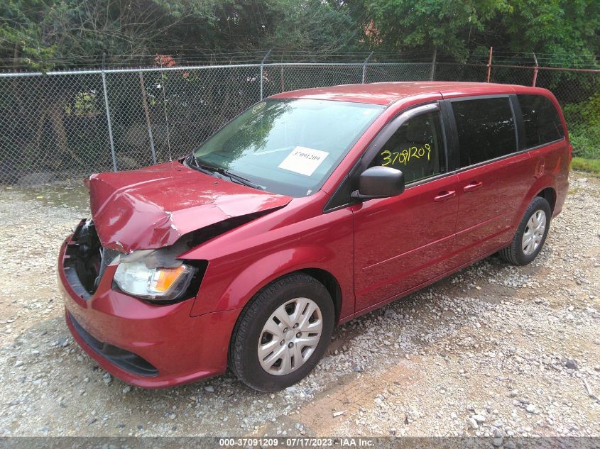 2014 DODGE GRAND CARAVAN SE - 2C4RDGBG0ER104953