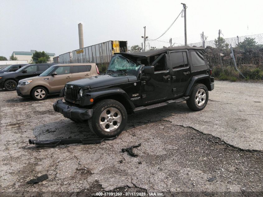 2015 JEEP WRANGLER UNLIMITED SAHARA - 1C4BJWEG3FL660930