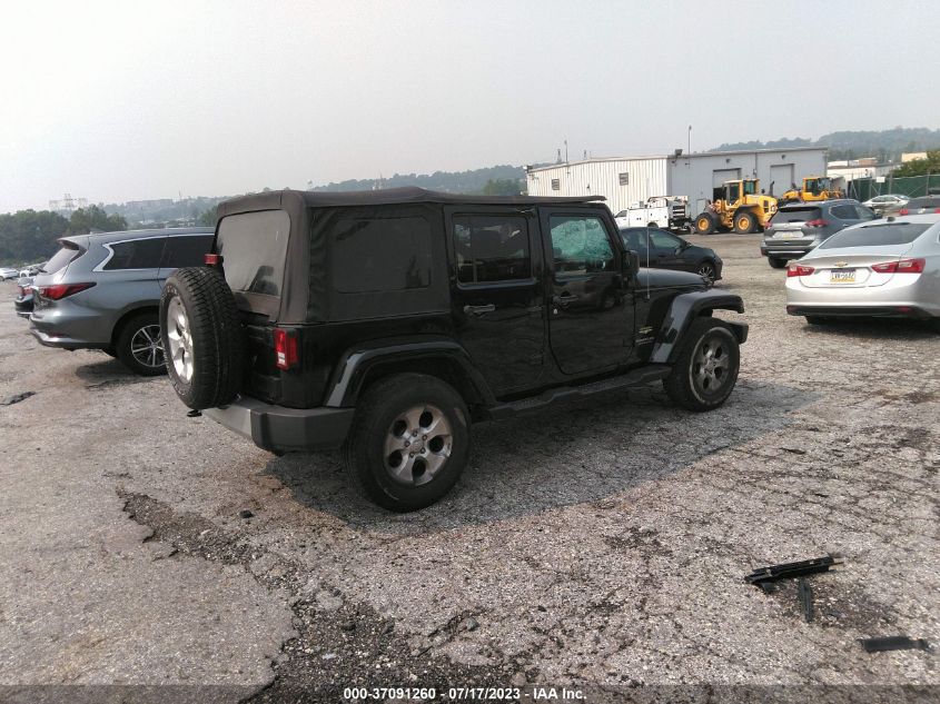 2015 JEEP WRANGLER UNLIMITED SAHARA - 1C4BJWEG3FL660930