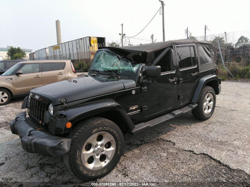 2015 JEEP WRANGLER UNLIMITED SAHARA - 1C4BJWEG3FL660930