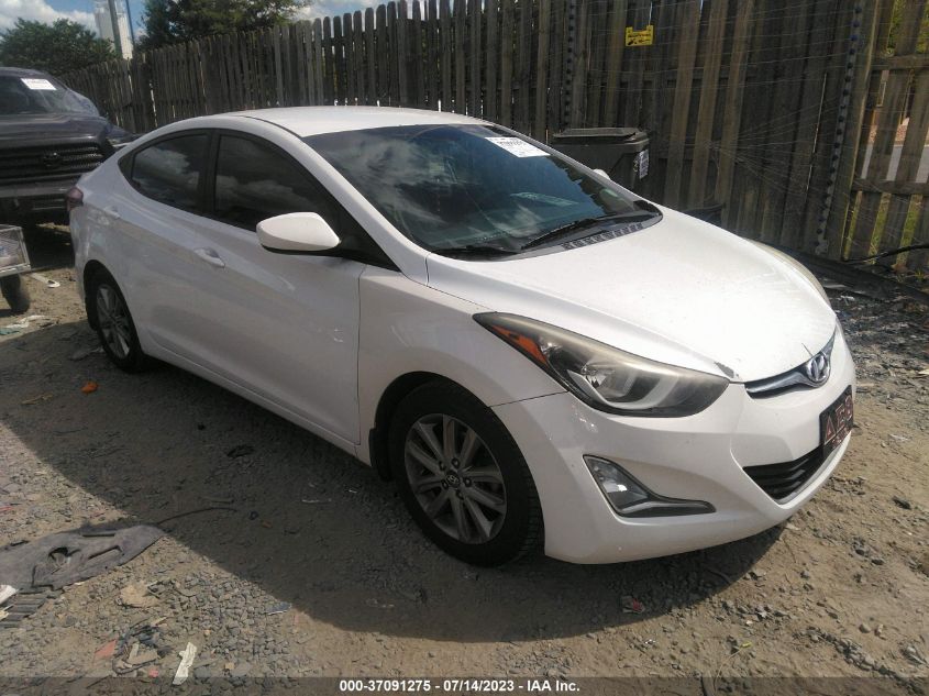 2016 HYUNDAI ELANTRA SE - 5NPDH4AE3GH656041