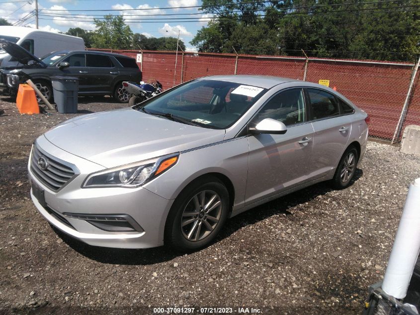 2015 HYUNDAI SONATA 2.4L SE - 5NPE24AF6FH080796