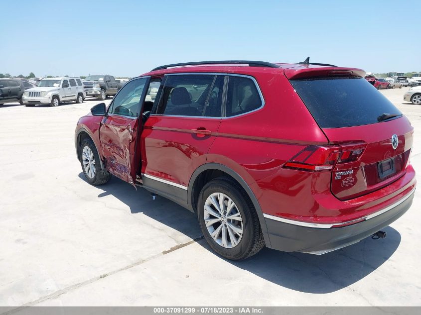 2018 VOLKSWAGEN TIGUAN SEL/SE - 3VV2B7AX7JM134074