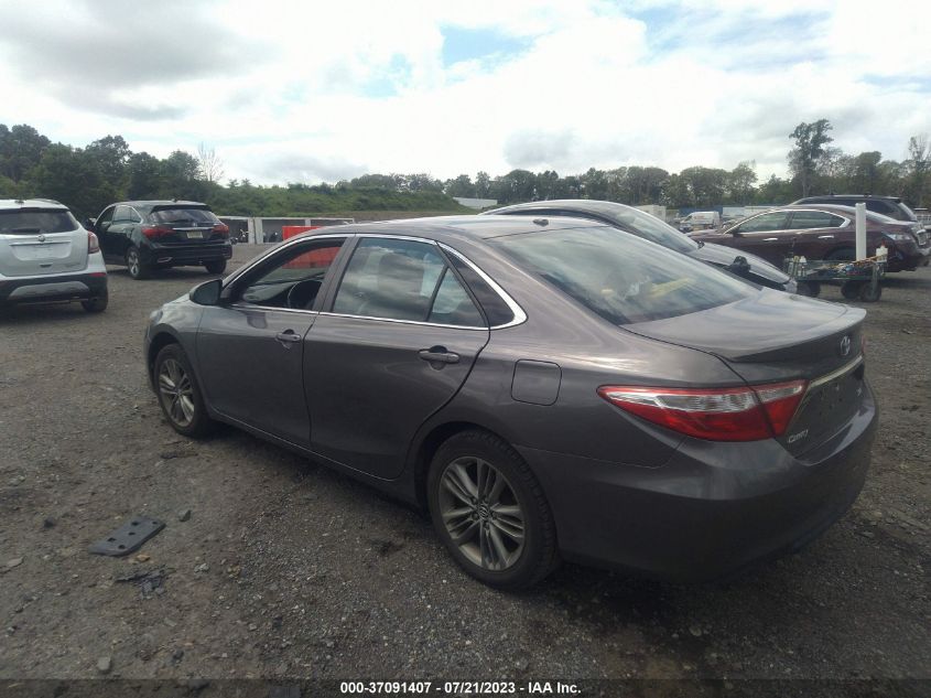 2016 TOYOTA CAMRY XLE/SE/LE/XSE - 4T1BF1FK3GU552970
