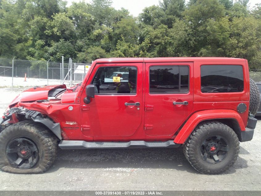 2014 JEEP WRANGLER UNLIMITED SAHARA - 1C4BJWEG5EL229827