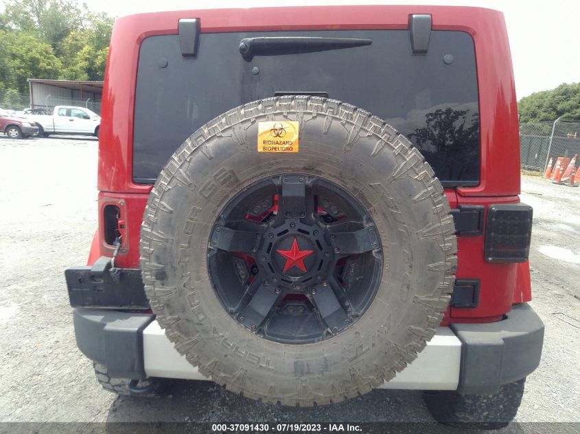 2014 JEEP WRANGLER UNLIMITED SAHARA - 1C4BJWEG5EL229827