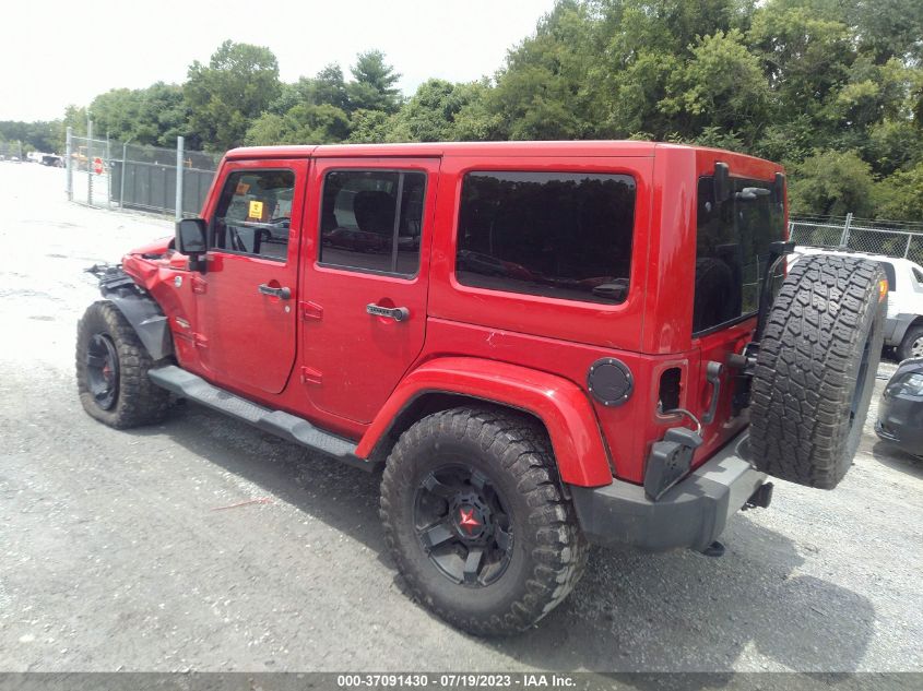 2014 JEEP WRANGLER UNLIMITED SAHARA - 1C4BJWEG5EL229827