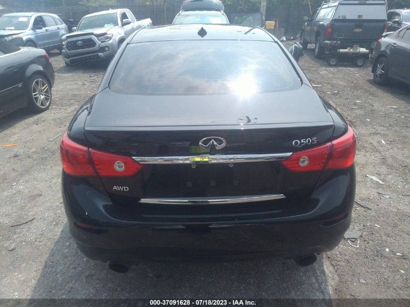 2016 INFINITI Q50 3.0T RED SPORT 400 - JN1FV7AR1GM451249