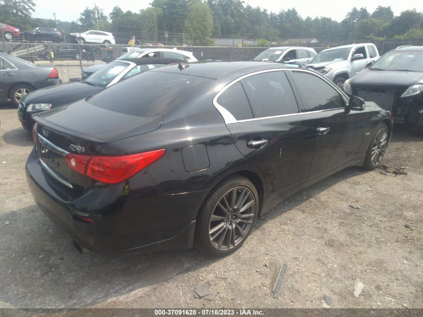 2016 INFINITI Q50 3.0T RED SPORT 400 - JN1FV7AR1GM451249