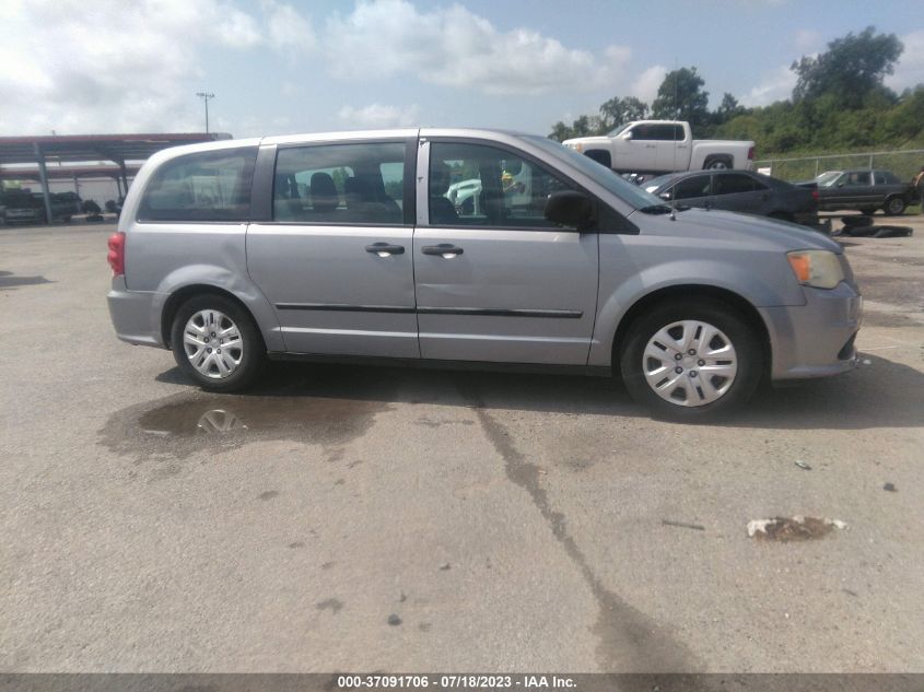 2014 DODGE GRAND CARAVAN AMERICAN VALUE PKG - 2C4RDGBG0ER332368