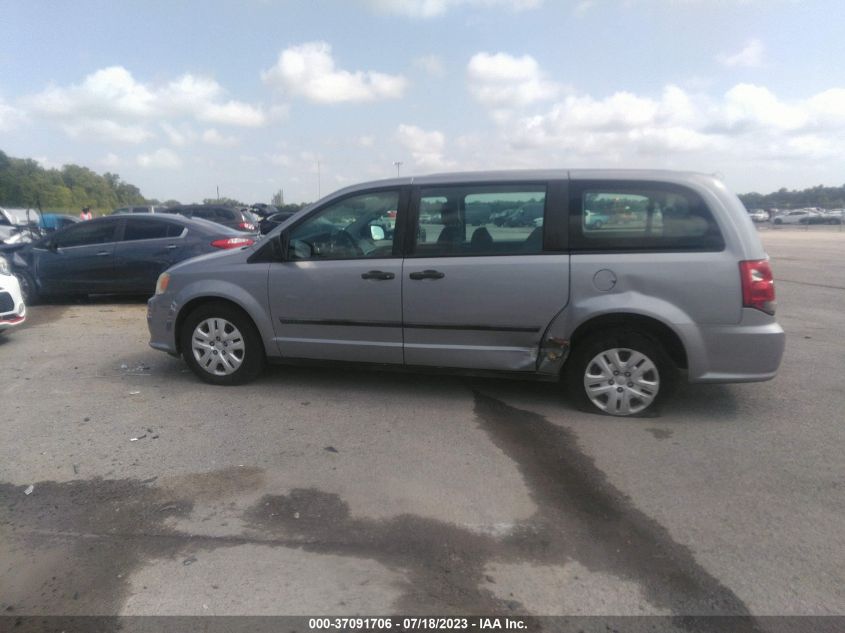 2014 DODGE GRAND CARAVAN AMERICAN VALUE PKG - 2C4RDGBG0ER332368