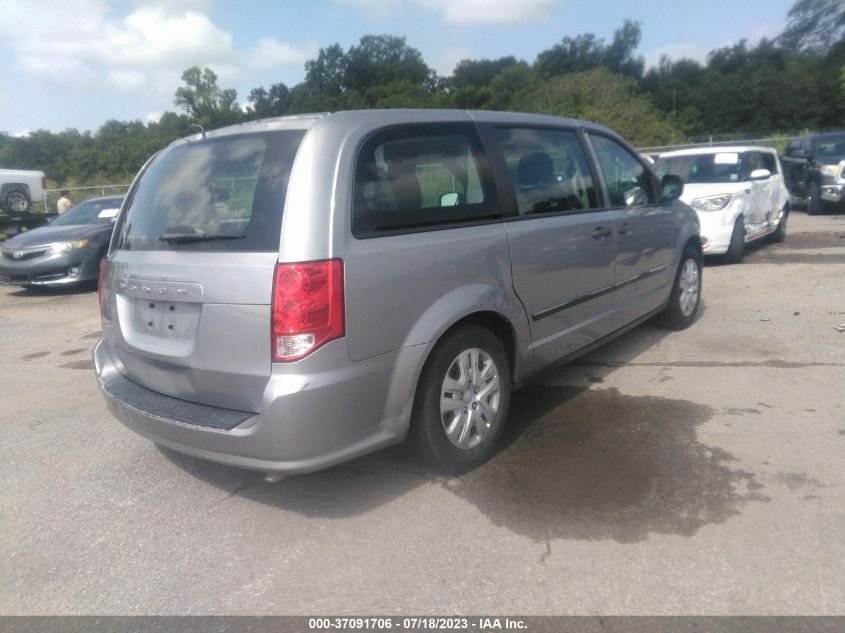 2014 DODGE GRAND CARAVAN AMERICAN VALUE PKG - 2C4RDGBG0ER332368