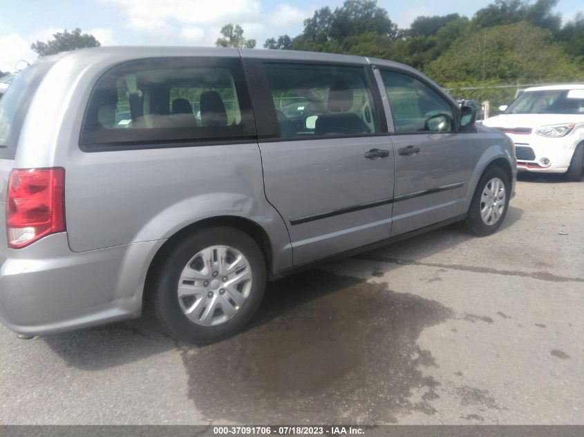 2014 DODGE GRAND CARAVAN AMERICAN VALUE PKG - 2C4RDGBG0ER332368