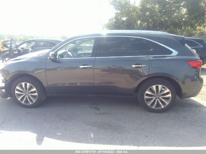 2014 ACURA MDX TECH PKG - 5FRYD4H49EB007395