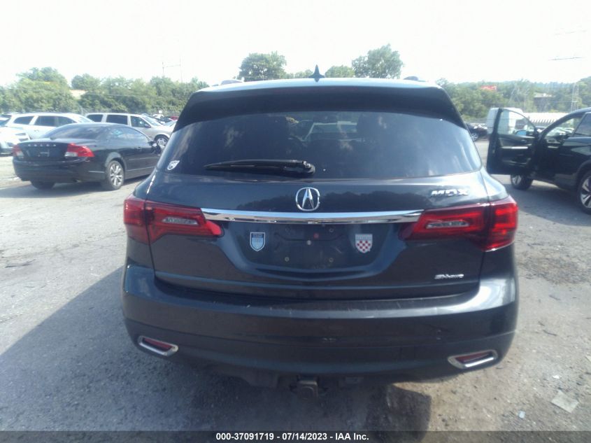 2014 ACURA MDX TECH PKG - 5FRYD4H49EB007395