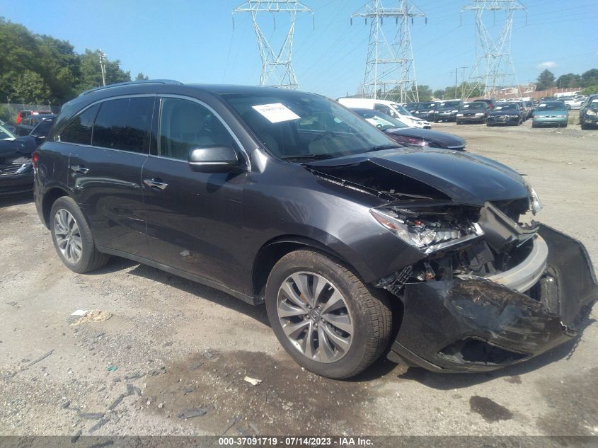 2014 ACURA MDX TECH PKG - 5FRYD4H49EB007395