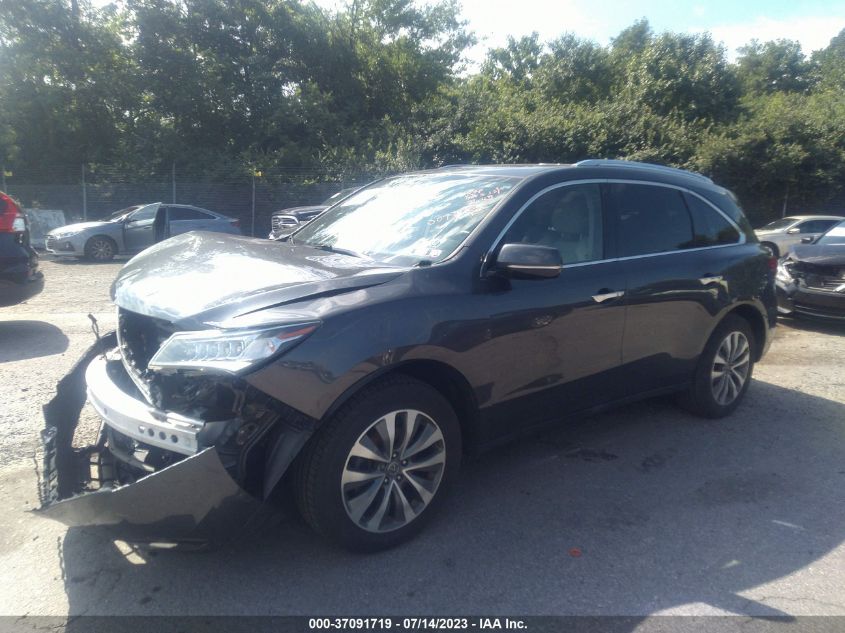 2014 ACURA MDX TECH PKG - 5FRYD4H49EB007395