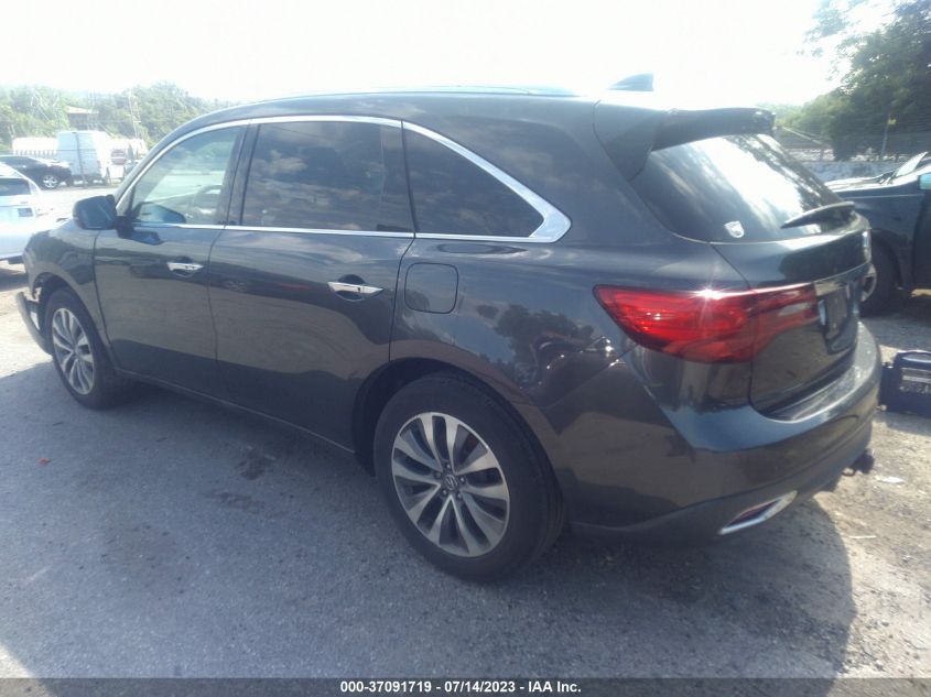2014 ACURA MDX TECH PKG - 5FRYD4H49EB007395