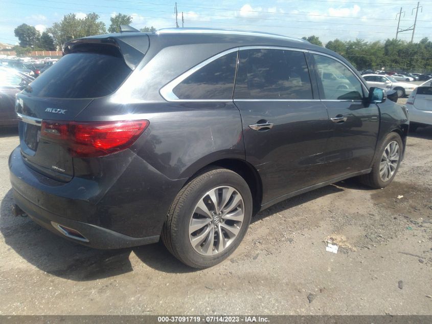 2014 ACURA MDX TECH PKG - 5FRYD4H49EB007395