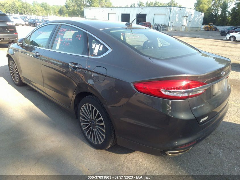 2017 FORD FUSION SE - 3FA6P0T94HR298943