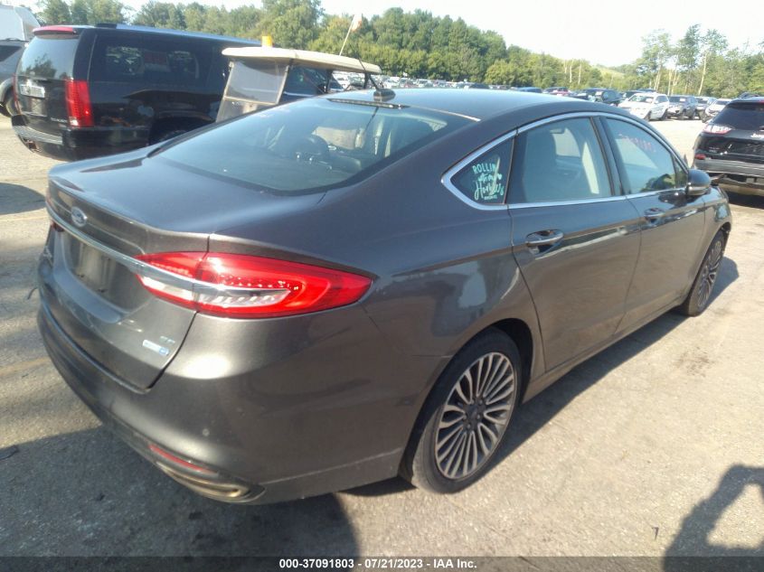 2017 FORD FUSION SE - 3FA6P0T94HR298943